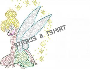 Fée Clochette en  strass