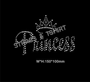 T-shirt -  Princess  en  strass