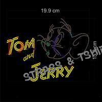 T-shirt - Tom and Jerry strass