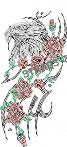 aigle tribal 2 en strass