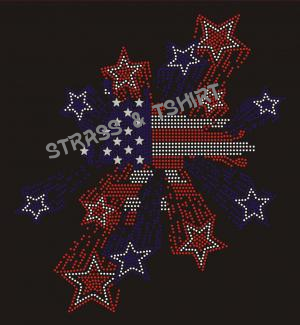 drapeau usa eclater