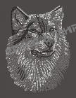 Loup en  strass