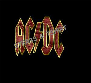 T-shirt -  ACDC  en  strass