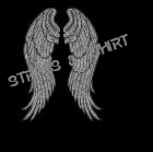 T-shirt Aile au dos en strass AI3