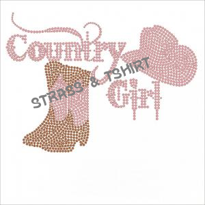T-shirt -  bottechapeaucountry  strass
