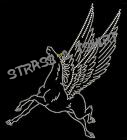 T-shirt  cheval pegaze  en strass AN17