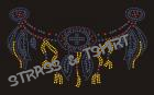 T-shirt collier indien en strass D12