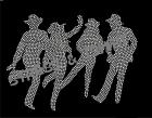 T-shirt Dance line en strass C9