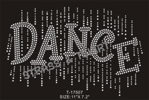 t-shirt Dance strass