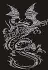 T-Shirt dragon en strass AN24
