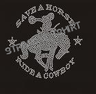 T-shirt save a horse strass C6